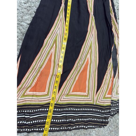 Women’s Biubiu Halter Boho Cover-Up Maxi Dress – Aztec Print – Size M NWT - Picture 12 of 14